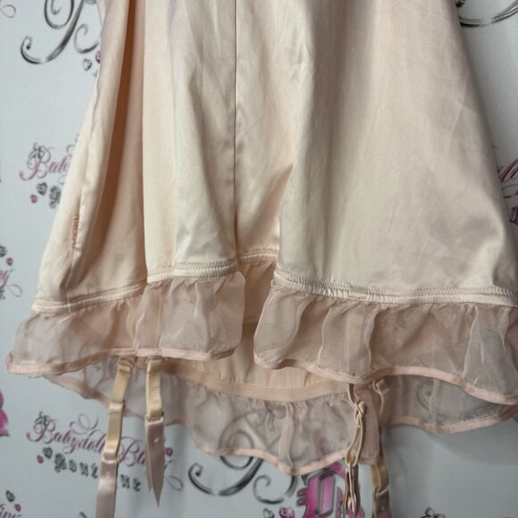 La senza corset bustier top soft blush peach gold cream luxury sexy lingerie top - Picture 6 of 10